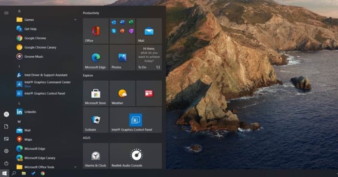 微软正式推送 Win10 2020 年 10 月更新：全新开始菜单-牛魔博客