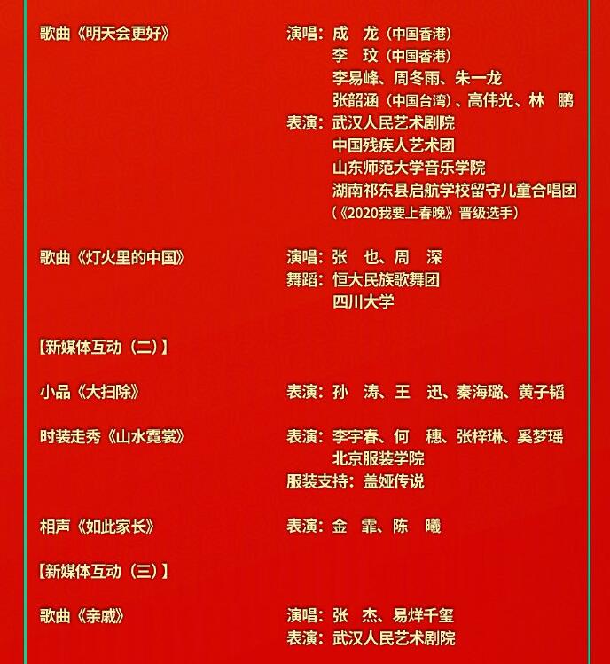 央视春晚节目单正式公布！春晚主持人名单公布 ！-牛魔博客