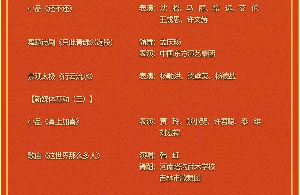 央视虎年春晚节目单来了！40年春晚老熟人将亮相 今晚8点见-牛魔博客