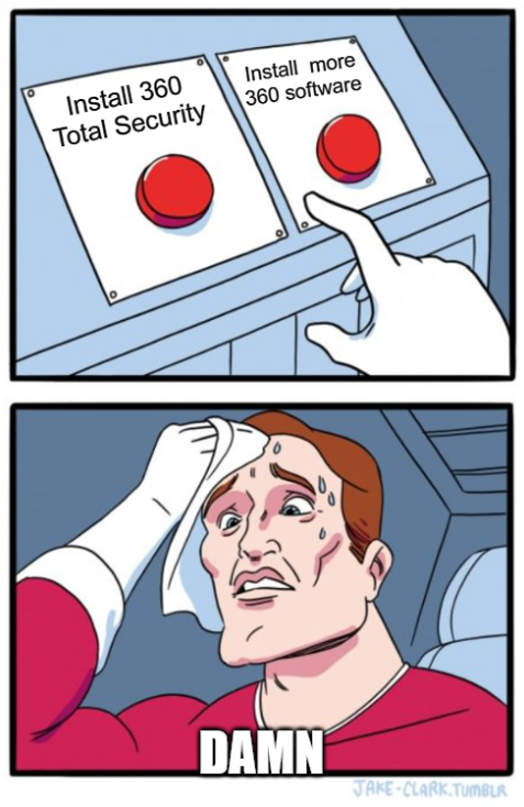为了卸载360 外国网友被安排了一套全家桶-牛魔博客