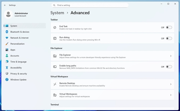 微软Windows运行窗口大更新！提前启用方法来了-牛魔博客